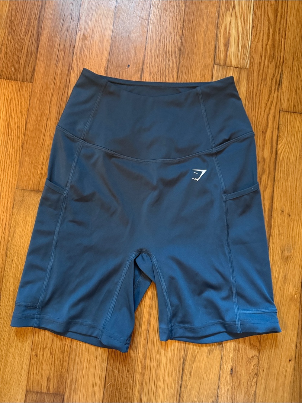 Gymshark Women’s High-Waist Bike Shorts in Navy